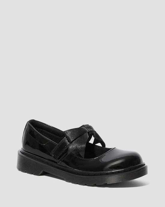 Tenis Dr. Martens Maccy Ii Patent Mary Janes Niña Negros MX-63092